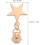 6Pcs Metal Cinco Pontos Estrela Zipper Pull Tabs Light Gold DIY Replacement Zipper 2