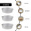 Aluminum Alloy Oval Cake Pans Anodized 6 pcs 2