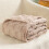 Queen Blanket Khaki 100x150cm Soft Thick Nap Blanket 3