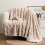 Queen Blanket Khaki 100x150cm Soft Thick Nap Blanket 6