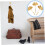6pcs Sticky Hooks Leaf Shaped Adhesive Wall Hanging Hooks for Kitchen Bathroom 7