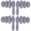 6pairs Soundproof Earbuds Earplugs for Swimming Studying Sleeping Light Grey Creative Hearing Protector 6