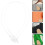 5000pcs Plastic Hang Tag Strings with Round Head Fasteners 10cm Label Loop Pins 8