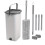 Flat Floor Mop with Bucket and 3 Microfiber Pads 4