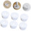 Cable Hole Cover Grommet Kit Easy to Replace White Rubber 8pcs 2