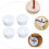 Cable Hole Cover Grommet Kit Easy to Replace White Rubber 8pcs 7