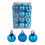 Juletre-anhengskuler 3 cm plast 24-pakning 2