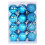 Juletre-anhengskuler 3 cm plast 24-pakning 4