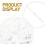 5000pcs White 23cm Plastic Tag Loops round Head Clothes Tag Lanyard Fasteners 3
