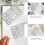 3pcs Stainless Steel Erasing Shield Eraser Shield Drawing Template for Craft DIY for Engineering Tools 3