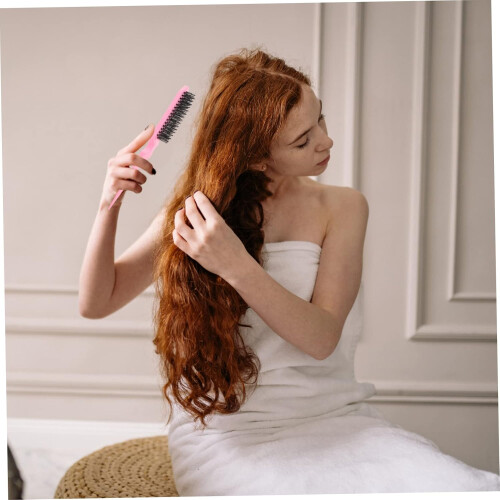 6pcs Professional Hairdressing Teasing Combs with Comfortable Touch and Abs Material 1