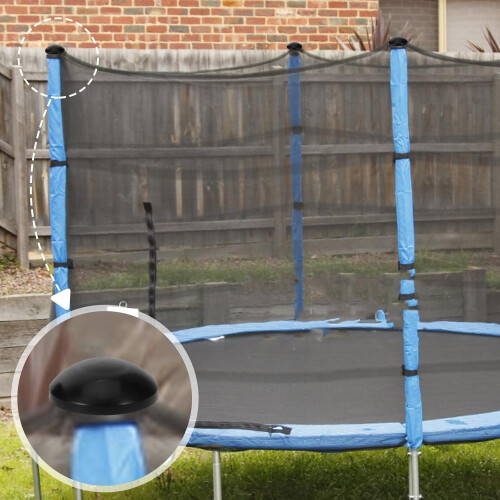 Replacement Trampoline Rod Caps Attach Securely 6pcs Fine Workmanship 1