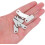 30pcs Stainless Steel Metal Stamping Blanks Rectangular Blank Pendant Tags 4