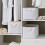 Faltbare Aufbewahrungsboxen aus Stoff, 3er-Pack, Grau 3