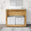 Faltbare Aufbewahrungsboxen aus Stoff, 3er-Pack, Grau 4