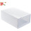 6pcs Shoes Case Shoe Container Box White Thicken Drawer Type Plastic Storage Space 6