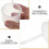 5pcs Viscosity Tester Viscosity Cup Kit Portable Sturdy Construction White Plastic Funnel 3