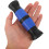 2Pcs Dumbbell Handle Protectors Blue Black PVC Non-Skid Thick Grips 4