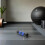 2Pcs Dumbbell Handle Protectors Blue Black PVC Non-Skid Thick Grips 5