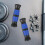 2Pcs Dumbbell Handle Protectors Blue Black PVC Non-Skid Thick Grips 6