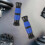 2Pcs Dumbbell Handle Protectors Blue Black PVC Non-Skid Thick Grips 7