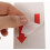 6Pcs Directional Arrow Indicator Stickers Equipment Warning Arrow Decals Self-Adhesive Caution Labels 3
