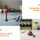 2 set di impugnature regolabili per kettlebell con base e dado di fissaggio 8