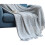 Knitted Fleece Sofa Blanket Solid Color 127x152cm 2