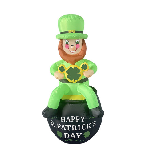 St. Patrick's Day Inflatable LED Decor 1.8M 1