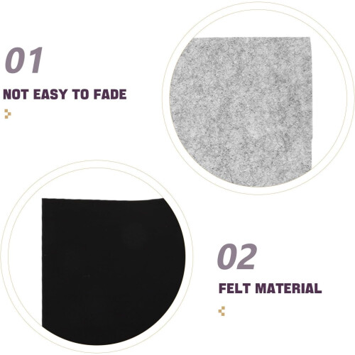 9pcs Felt Sheets DIY Craft Colorful Felt Fabric Pack Creative Crafting Sewing 2