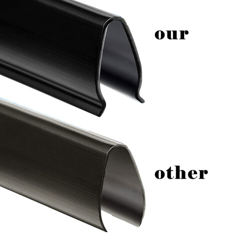 Above Ground Pool Coping Strips 61 cm Black 2