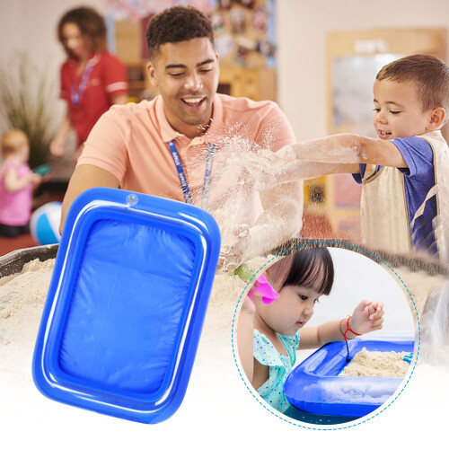 Inflatable Toddler Swimming Pool – Rectangular, 60x45x8cm 1