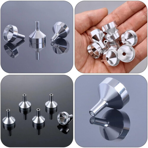 Lot de 9 mini-entonnoirs multifonctions portables, faciles à nettoyer et à utiliser 2