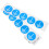 10Pcs Grounding Symbol Labels Self-Adhesive Electrical Warning Stickers 8