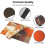 Moderne oranje abstracte placemats, set van 4 2