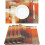 Moderne oranje abstracte placemats, set van 4 3