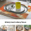 Moderne oranje abstracte placemats, set van 4 5