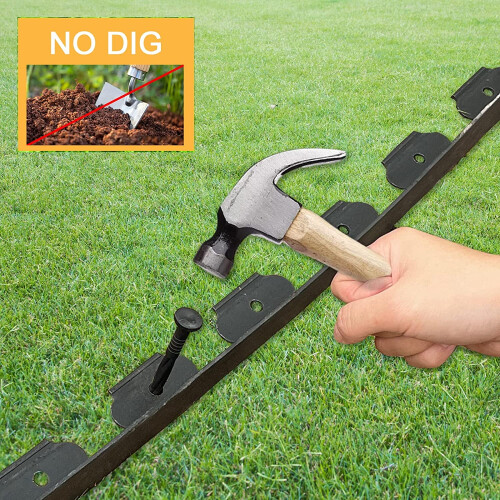 LINLIN flexible lawn edging 10m with 30 pegs 2