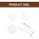 9pcs Saxophone Key Button Shell Buttons White Sturdy Craftsmanship Beautiful Generous Style Saxophone Accessory 2