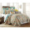 Almofada decorativa Levtex Home Palisades redonda de 45 cm (18 polegadas) amarela 2