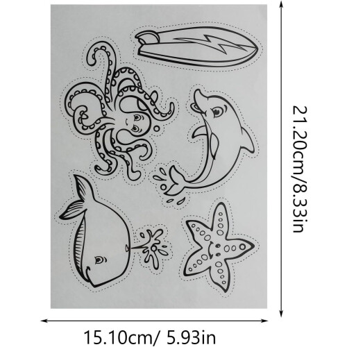 5 Stück Schrumpffolien für DIY-Kunstprojekte 1