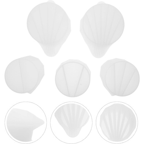 5pcs Silicone DIY Craft Multi-Compartment Mixing Cups for Epoxy Resin Pigment Holder 2