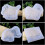 5-teiliges Silikon-Tierformen-Set: Giraffe, Elefant, Igel, Pferd, Kuh 3