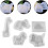 5-teiliges Silikon-Tierformen-Set: Giraffe, Elefant, Igel, Pferd, Kuh 6
