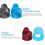 1 Box Guitar Silicone Finger Protector Fingertip Guard Comfortable Easy to Apply and Remove Plastic 3
