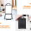 Double-Sided Hanging Mirror Portable Foldable Desktop Dressing Mirror for Barber Salon Use 3