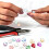 200 PCs Mixto Cor Star Beads 8mm e Coração forma Beads 6mm 7