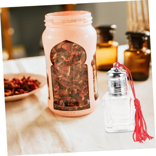 5pcs Small Glass Perfume Bottles Empty Roller Bottles for Essential Oil Refill 2