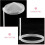 5pcs Splash Guard for Mist Maker Splash-Proof Bracket Plastic Beautiful Appearance Reduce Water Splash 8