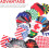 80Pcs Dart Flights Accessories National Flag Design Pet Lightweight Replaceable Wings 6